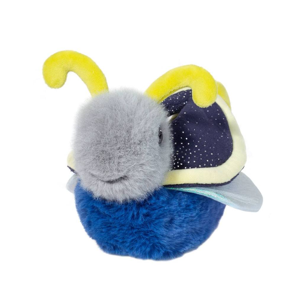 frontview of Flint Firefly Plush Toy on a white background.