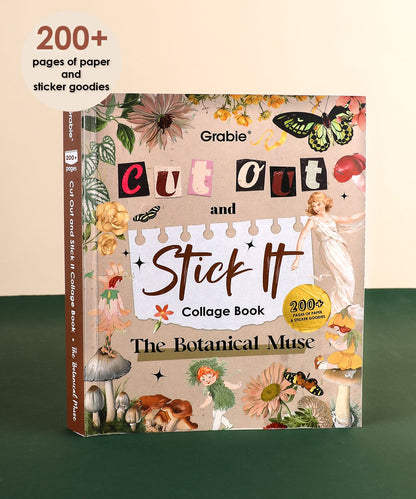 front cover of sticker collage book