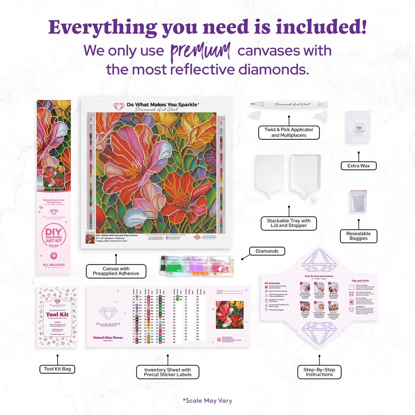 image of all the items included in the kit