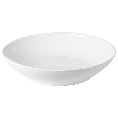 white Friso Shallow Serving Bowl