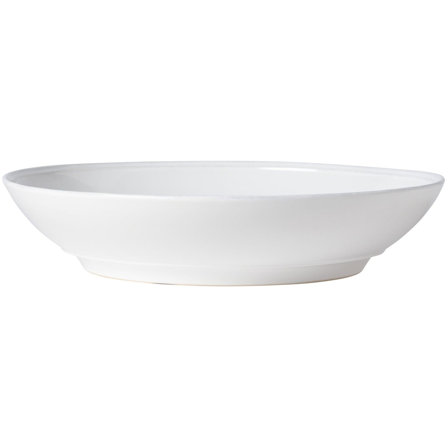 side view of Friso Shallow Serving Bowl