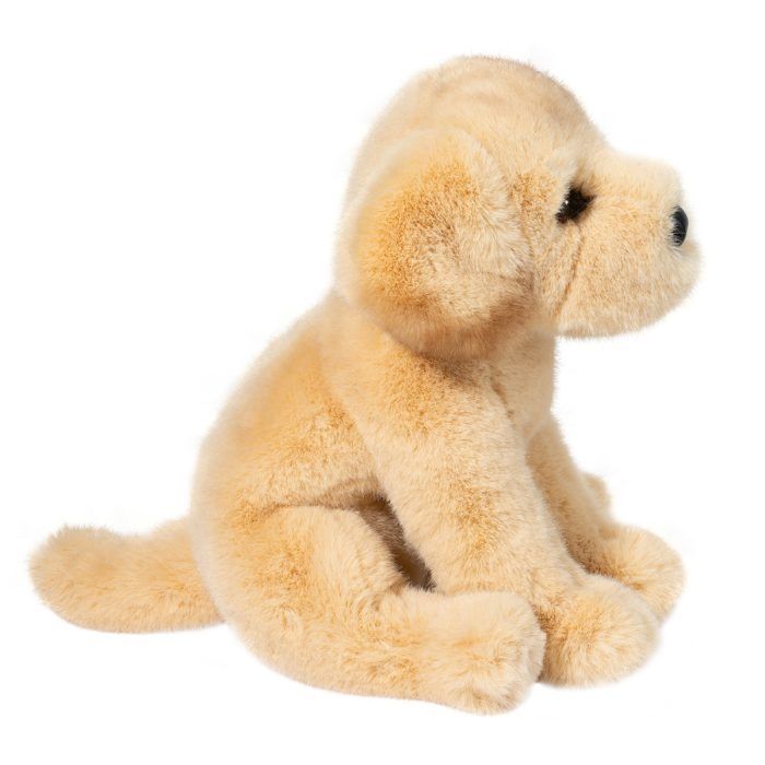 side view of Ace Yellow Lab