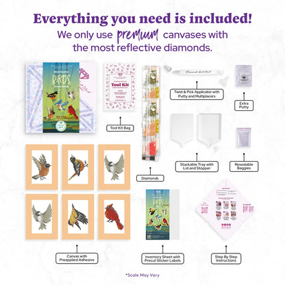 image of all the items included in the kit