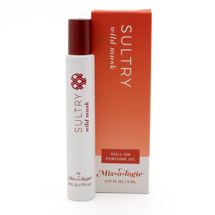 Rollerball Perfume Oil, Sultry and its box