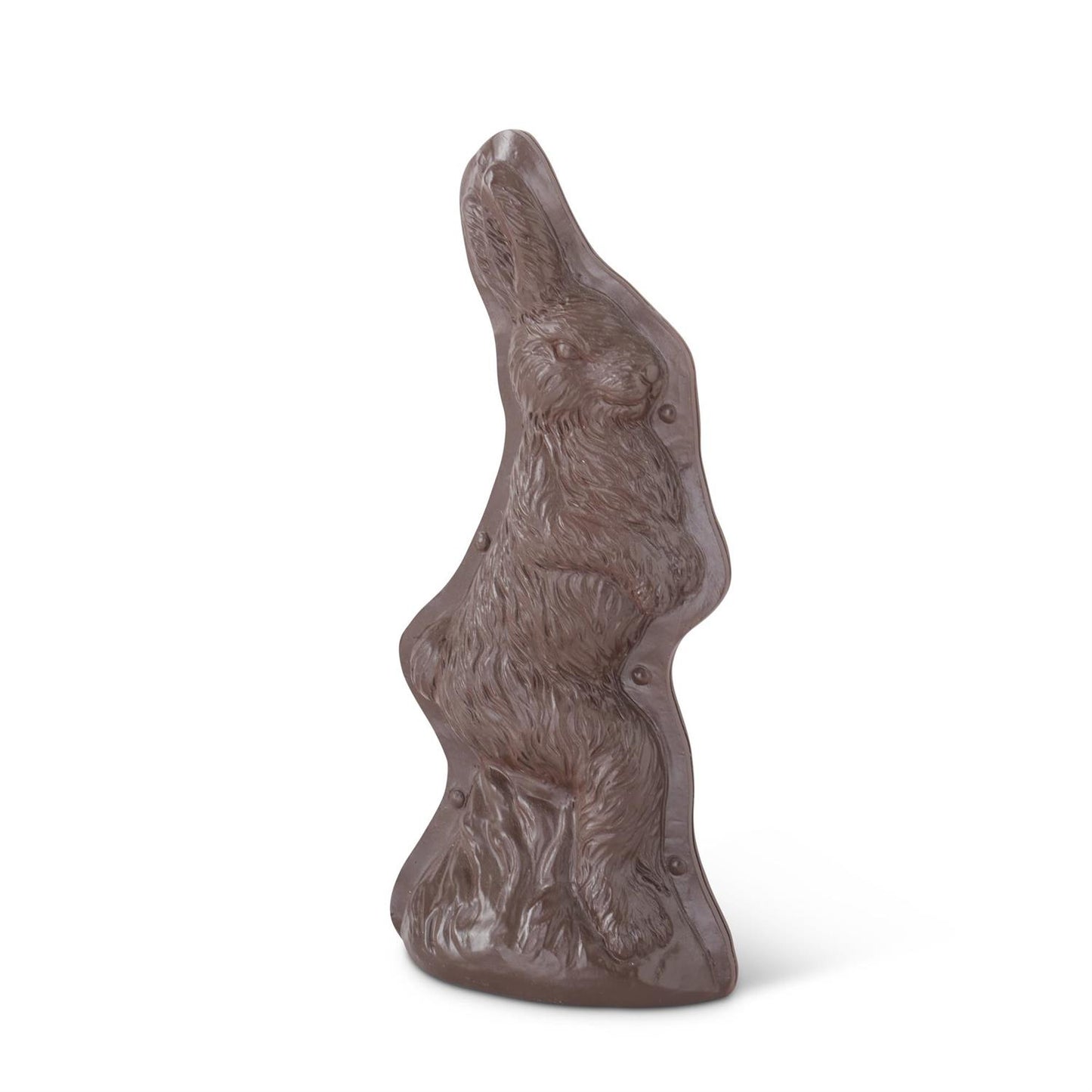 bunny figurine that looks like a chocolate bunny