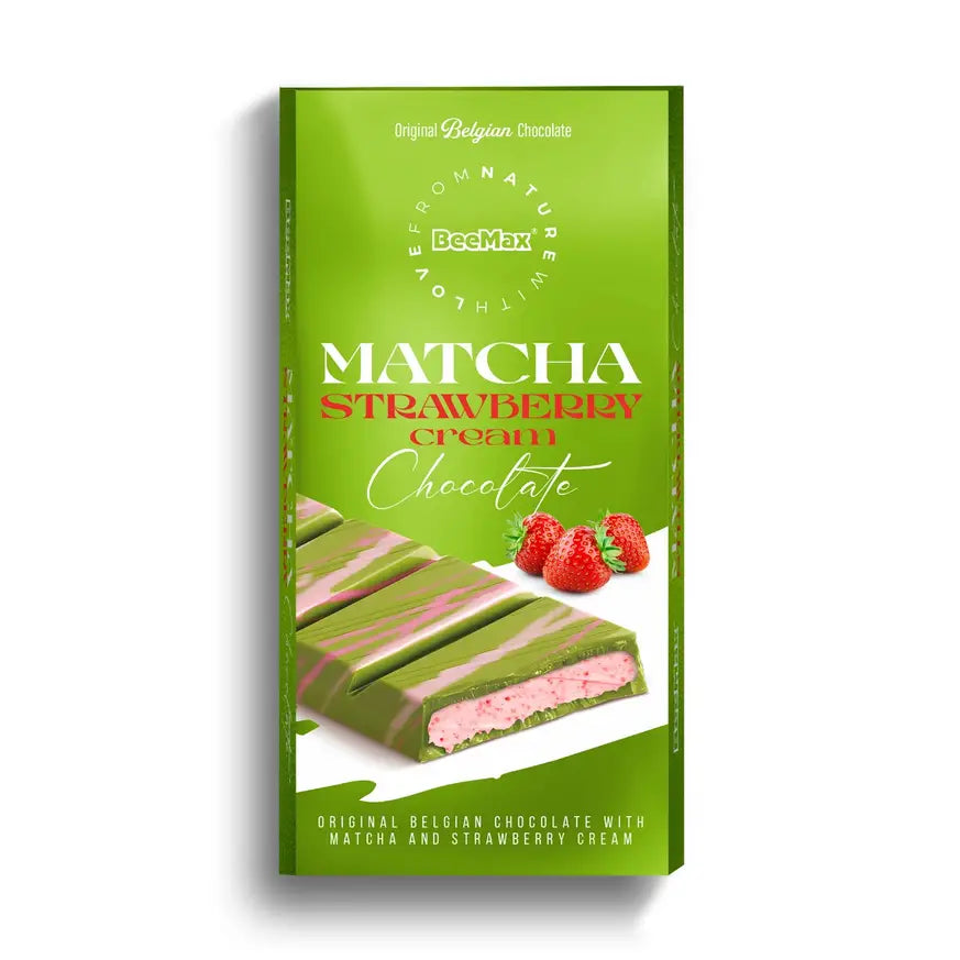 green choclate bar packaging