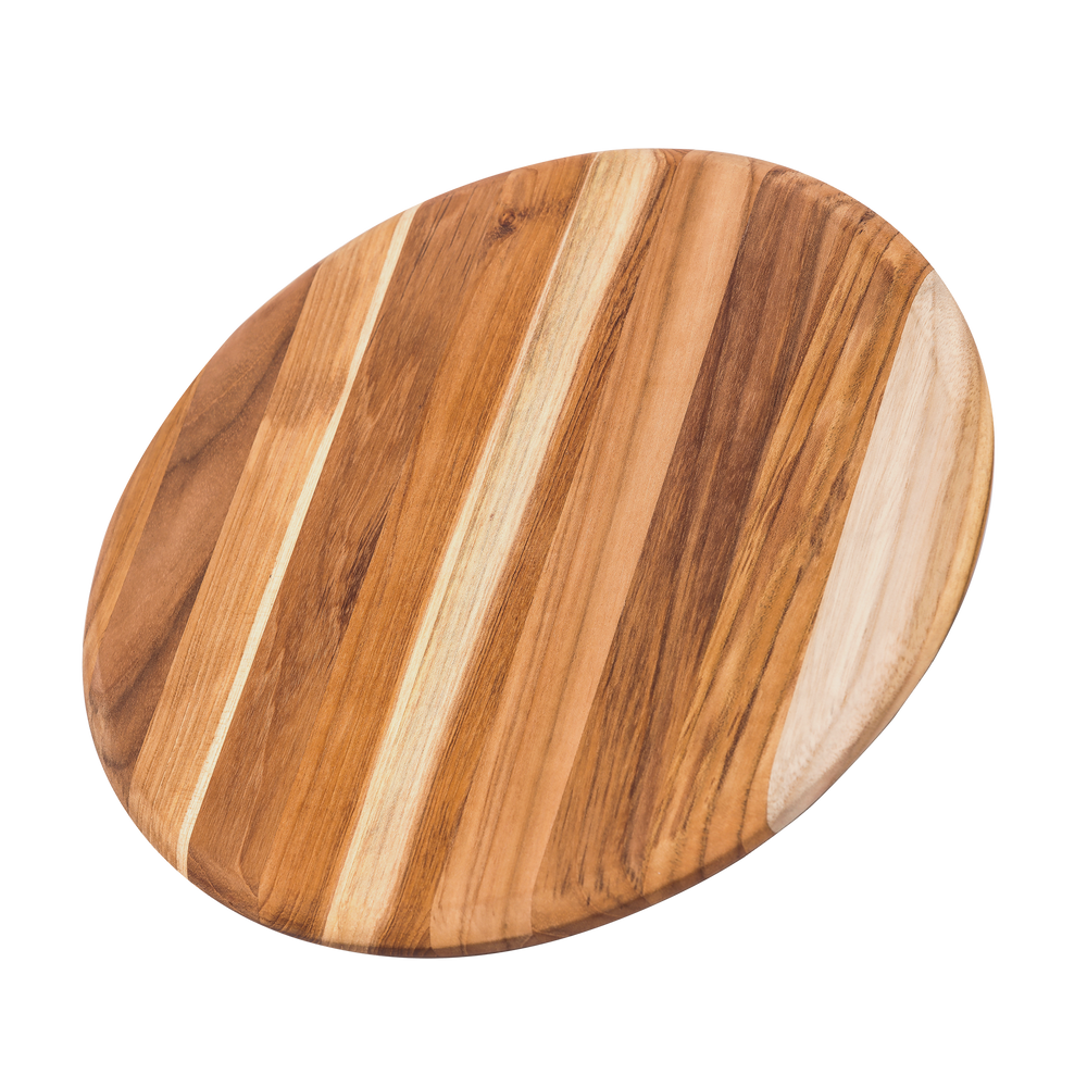 Round teak Board with Rounded Edge