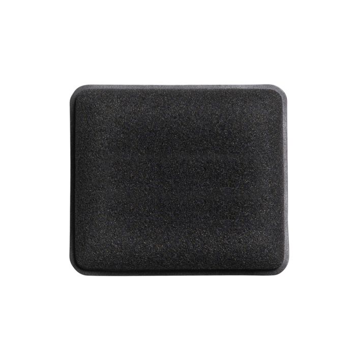 black  Power Scrubber Sponge showing soft scrubbing side