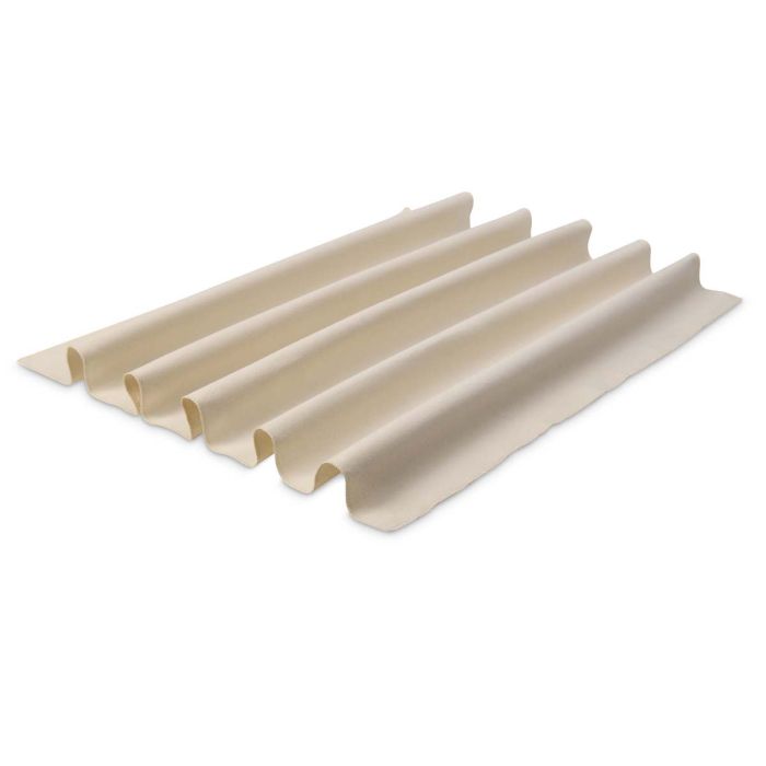 proofing cloth laying in wavy folds