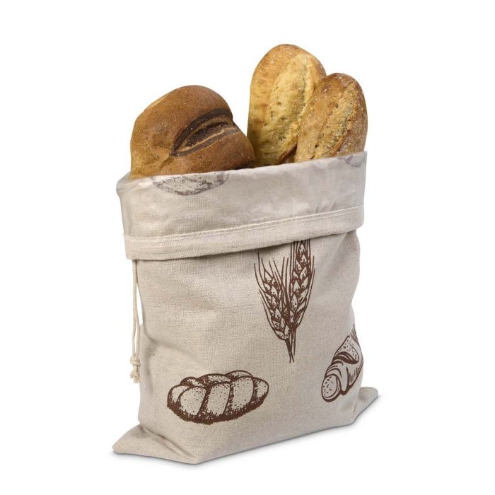 1 bread bag filled with bread