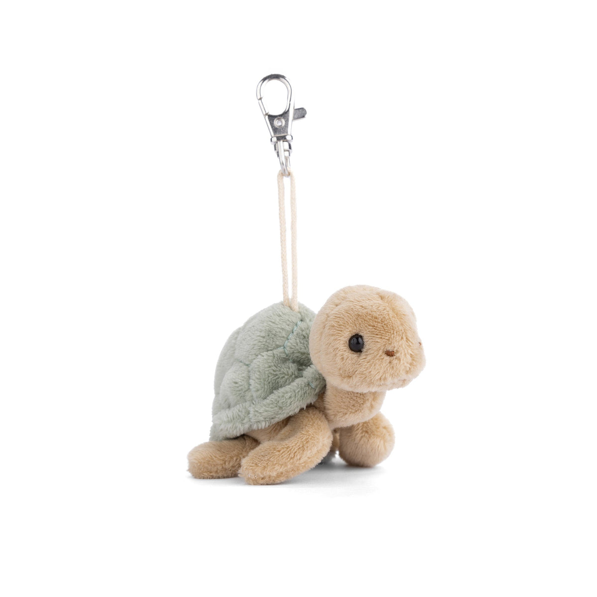 Sandy Turtle bag charm shown on a white background