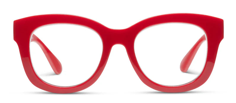 front view of Center Stage Red glasses