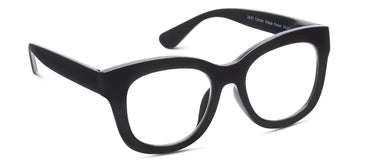 angled view of center stage black frames