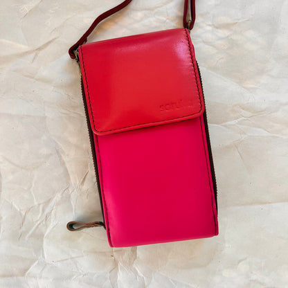 pink eva phone bag.