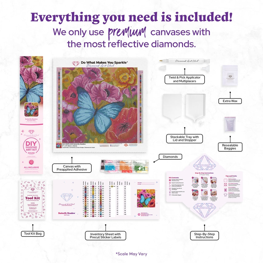 image of all the items included in the kit