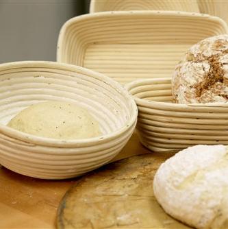 assorted shapes of brotform baskets.