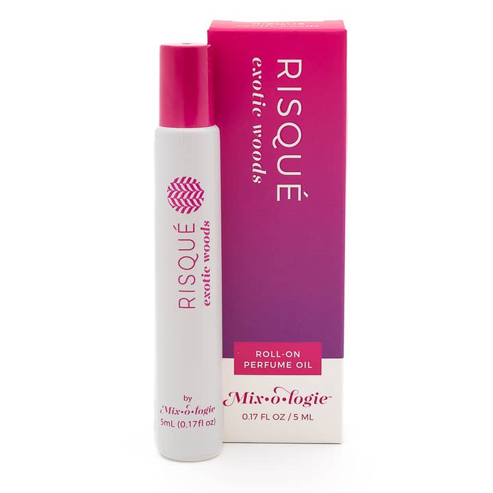 Rollerball Perfume Oil, Risque and its box