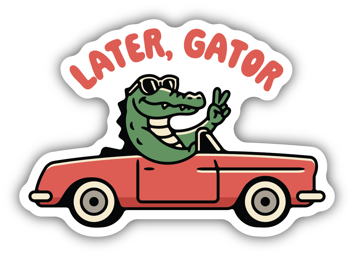 later gator sticker