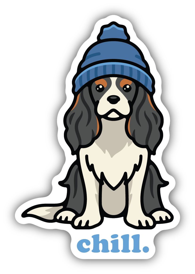  Cavalier King Charles Spaniel: Chill sticker