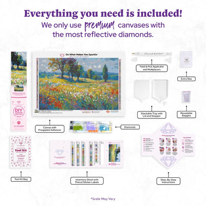 image of all the items included in the kit