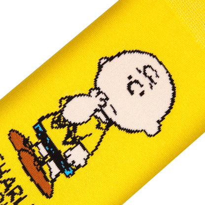 up close of Charlie Brown socks