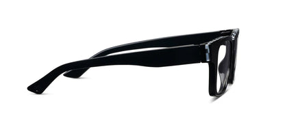 side view of Bernadette Reading Glasses in Black