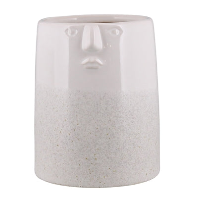 small face vase on a white background.