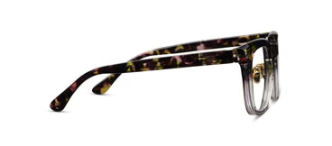 side view of the olive botanico grey crawford glasses