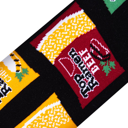 up close of ramen socks