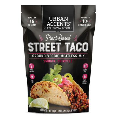 Urban Accents - Plant Based Street Taco Meatless Mix