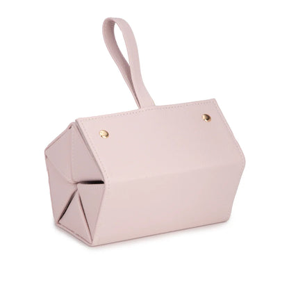 pink jewelry case snapped closed