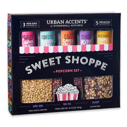 box packaging of sweet shoppe movie night set.