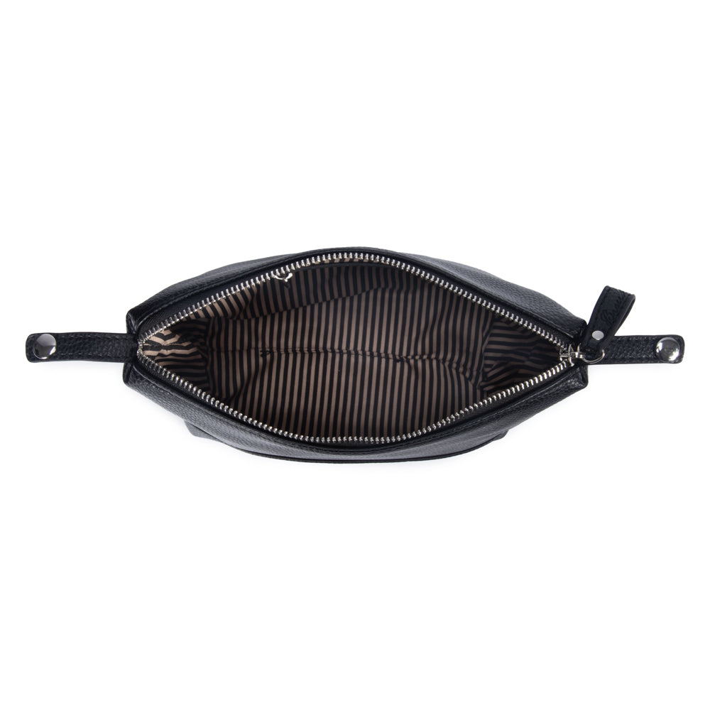 top down view of the brett dopp kit in black to show stripe lining