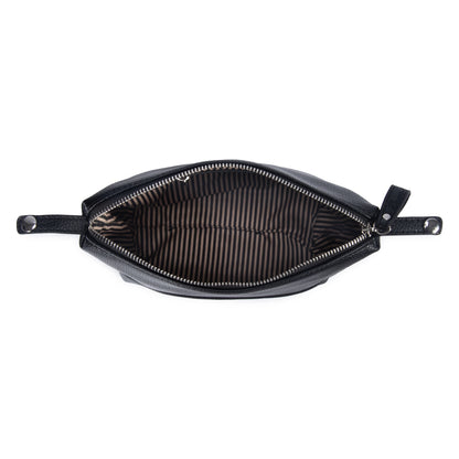top down view of the brett dopp kit in black to show stripe lining