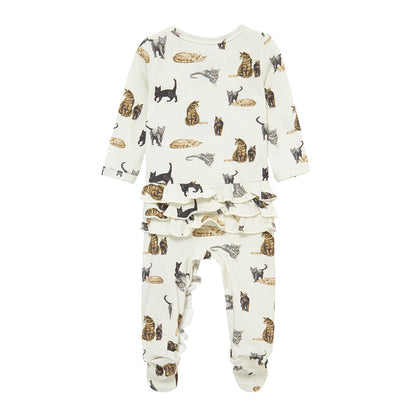 back view of cat romper