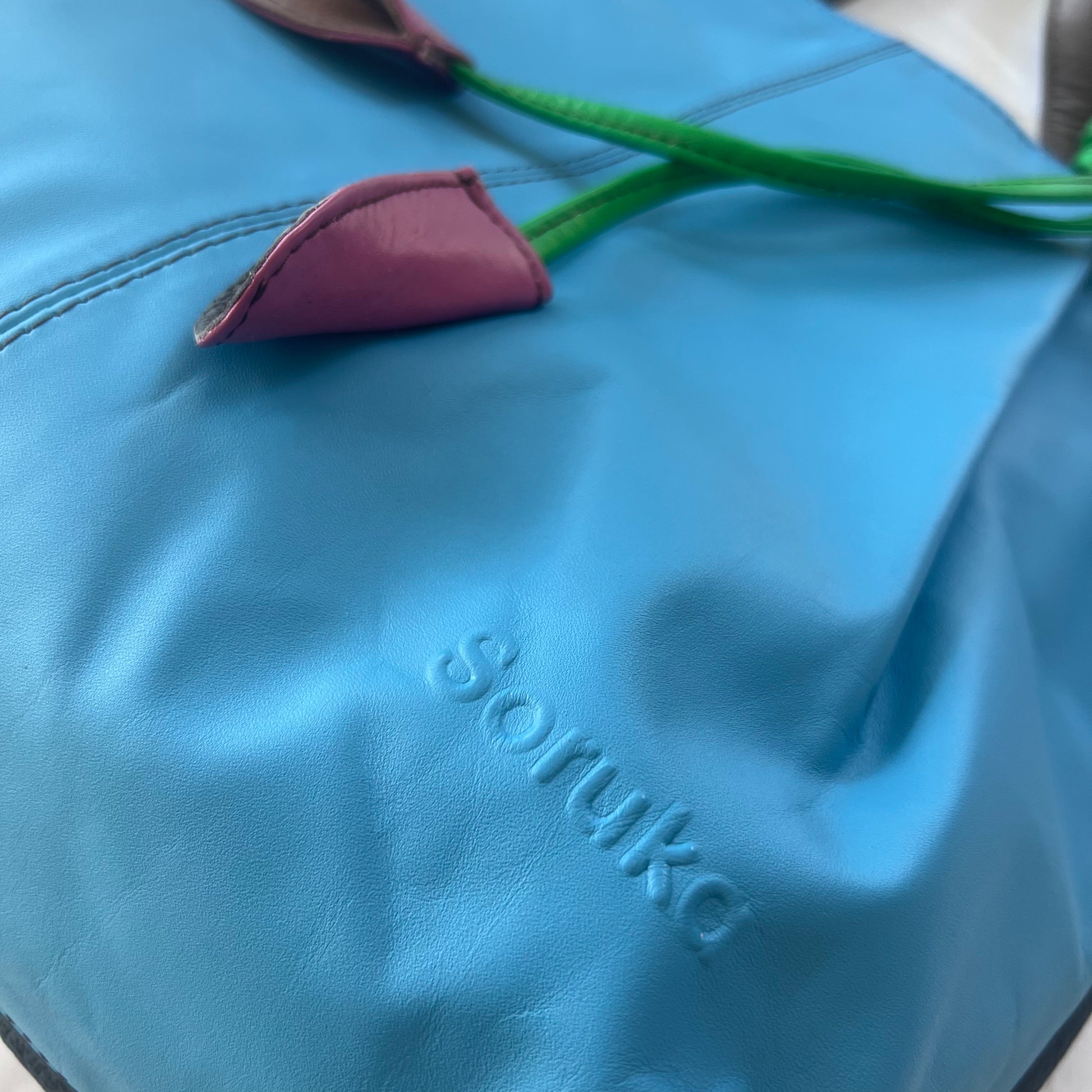 close-up of capri celine tote
