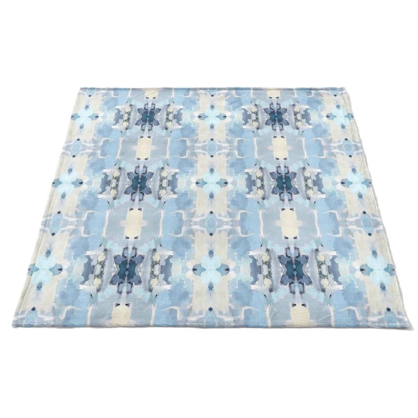 ocean breeze blanket spread out to show full pattern