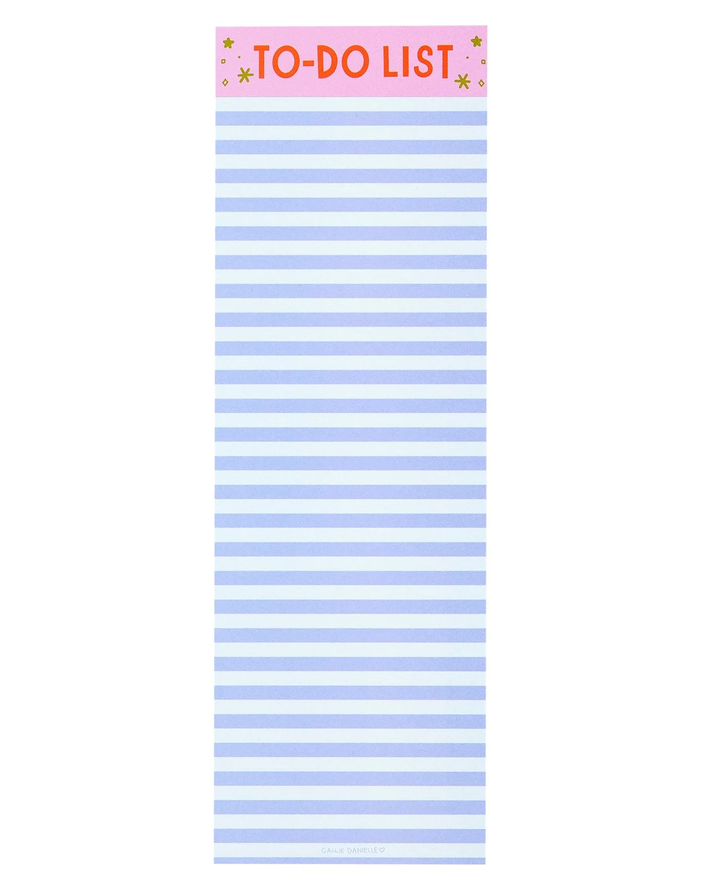 Blue Stripe To Do List Notepad on a white background