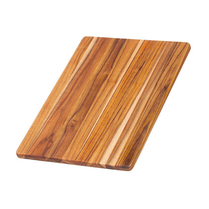 angled view of rectangular cutting board.