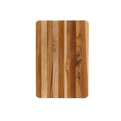 top view of rectangular cutting board.