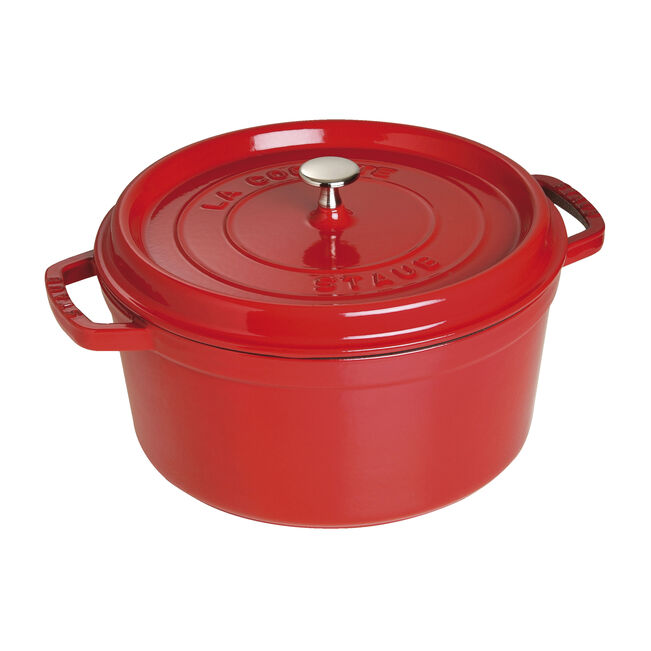 red 7 quart cocotte.