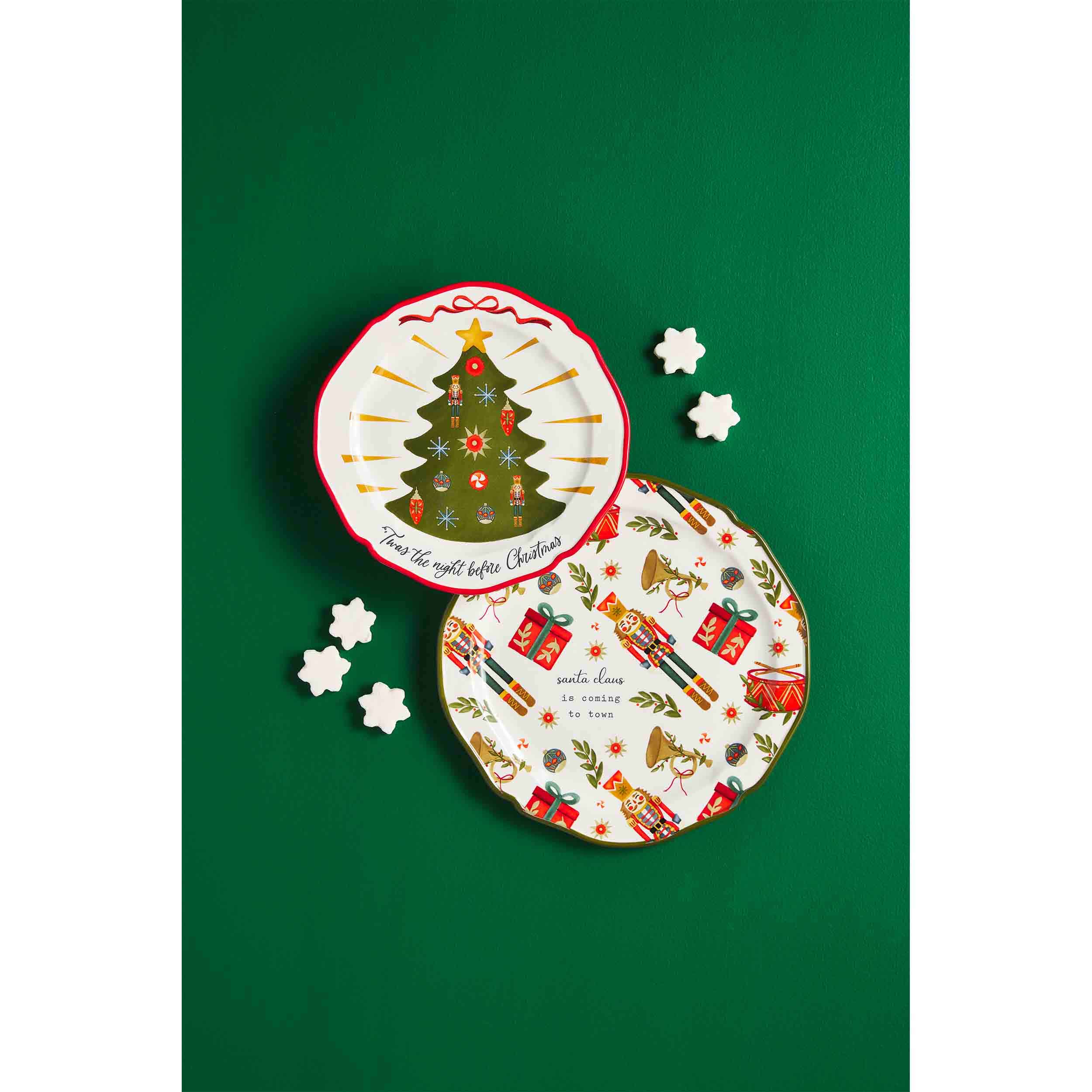 Mud Pie Christmas Pattern Platter Kitchen Store & More