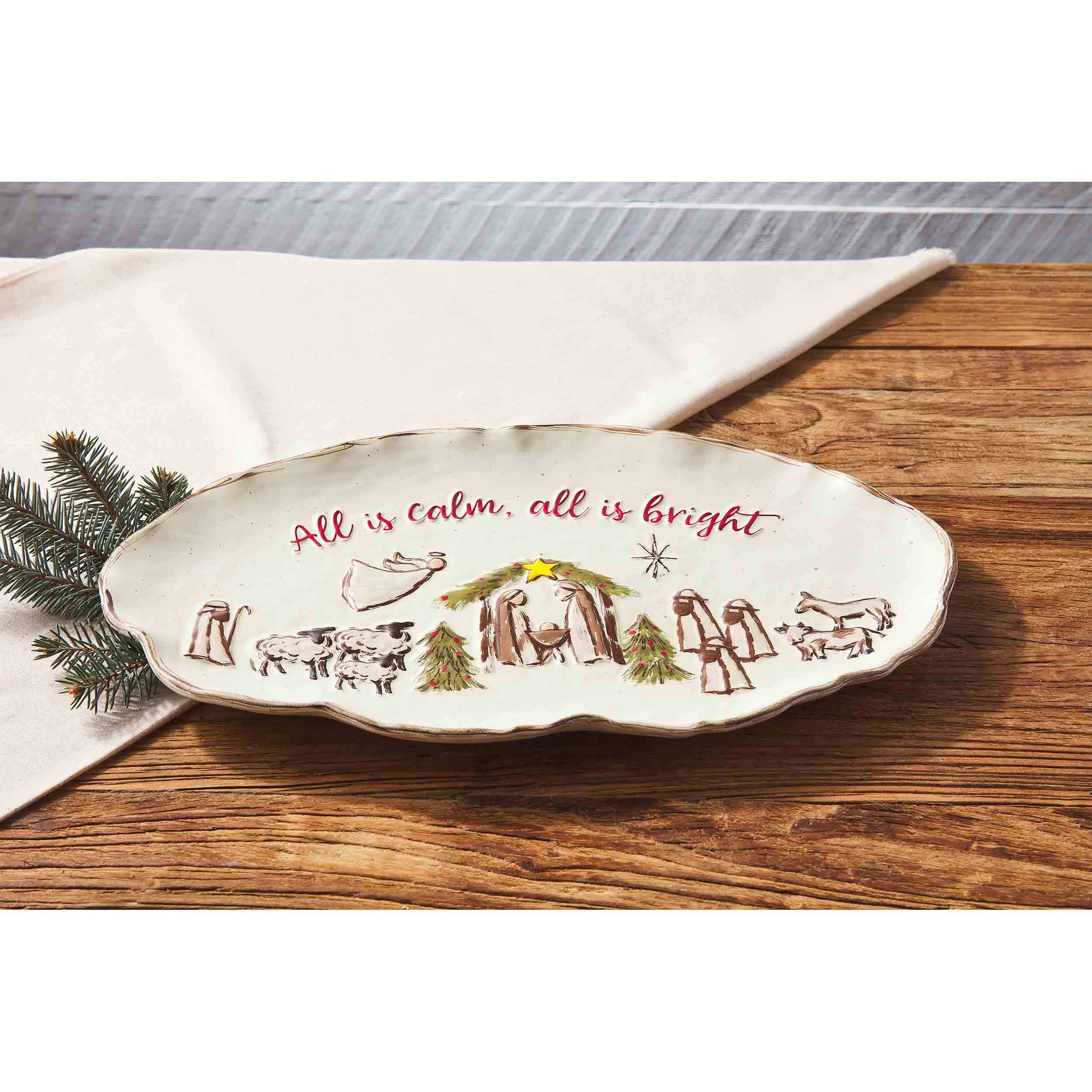 Mud Pie Nativity Platter Kitchen Store & More