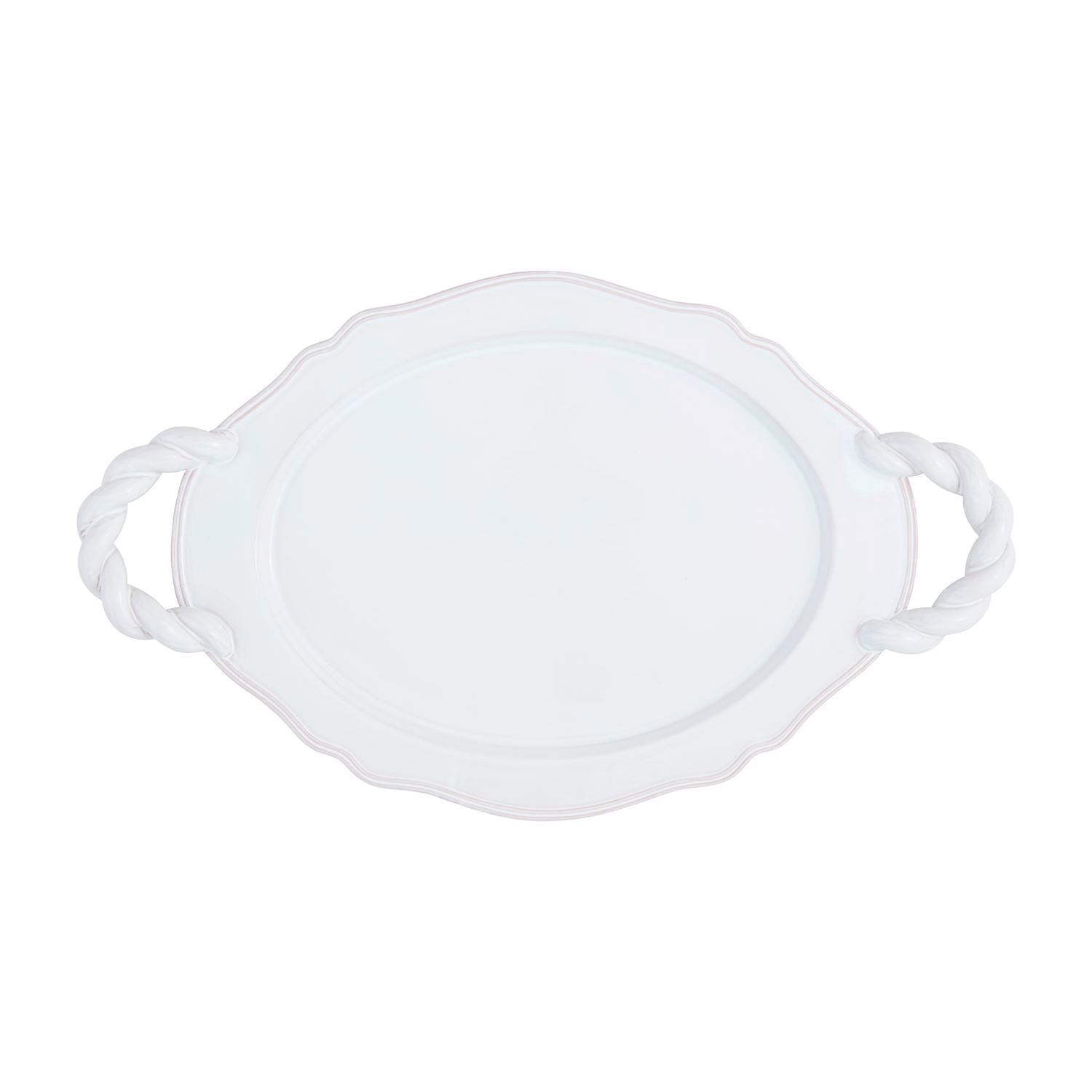 Mud Pie Twisted Handle Platter - Thumbnail 2
