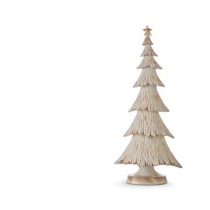 largest golden tree with tired design and star on top shown on a white background