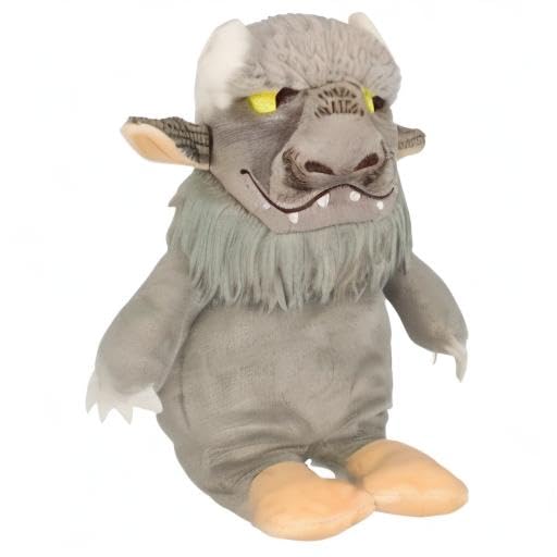 side angle view of Bernard Monster, Where the Wild Things Are Plush Toy on a white background