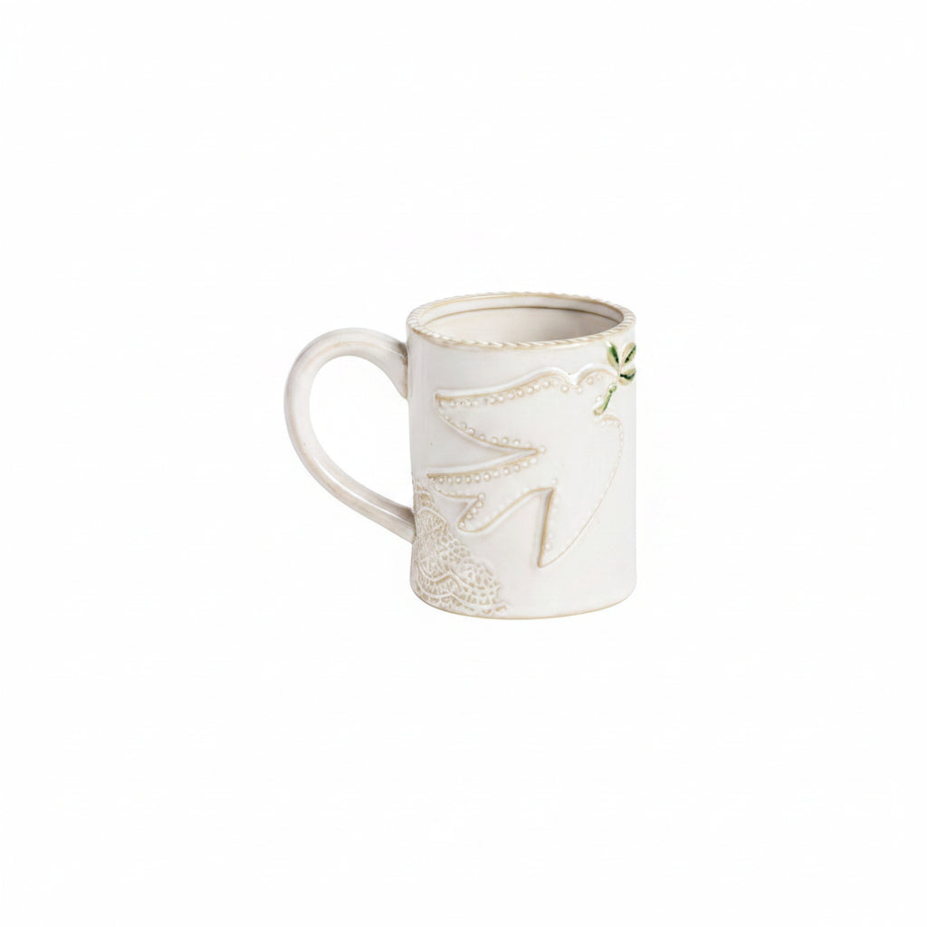 turtle dove mug on a white background