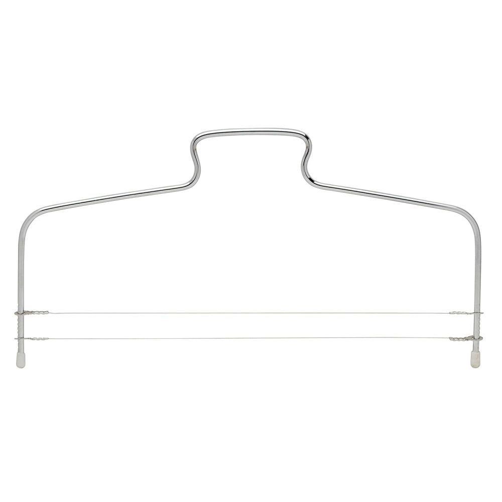 Stainless Steel Cake Cutter with 2 adjustable wires for slicing