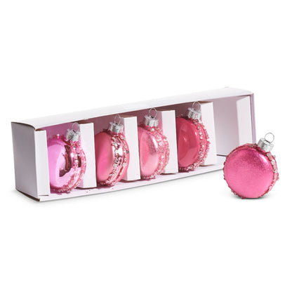 RAZ Imports - Pink Macaroon Ornaments