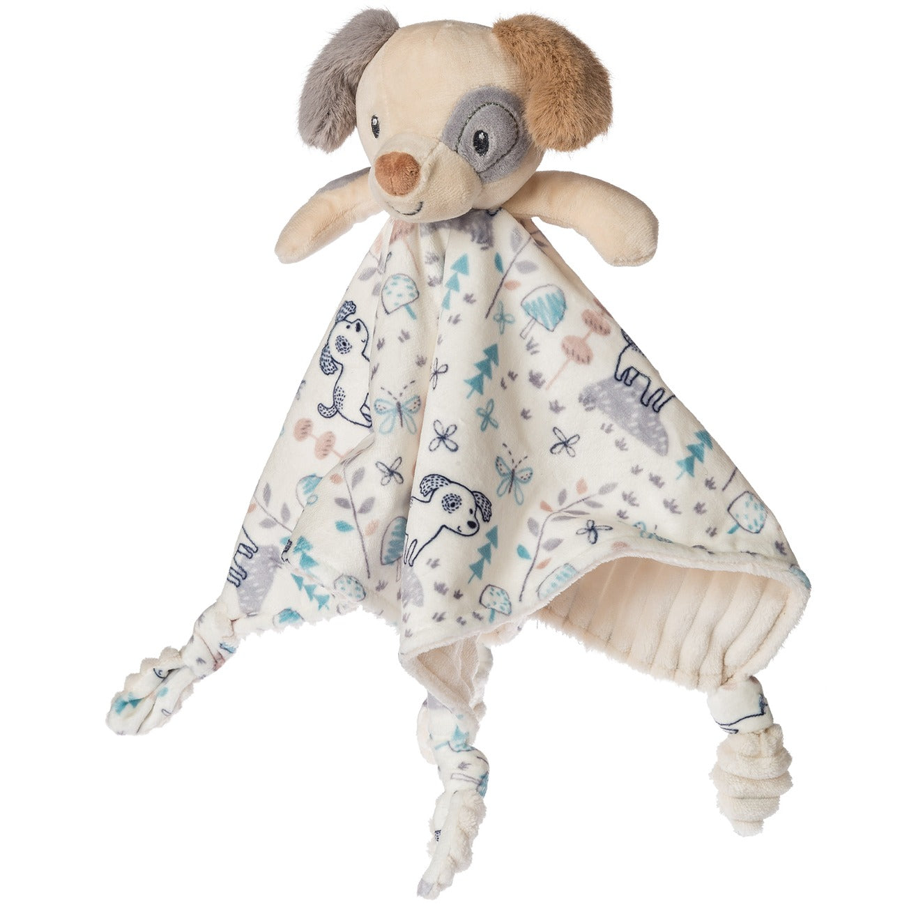 front view of the Puppy Character Blanket displayed against a white background